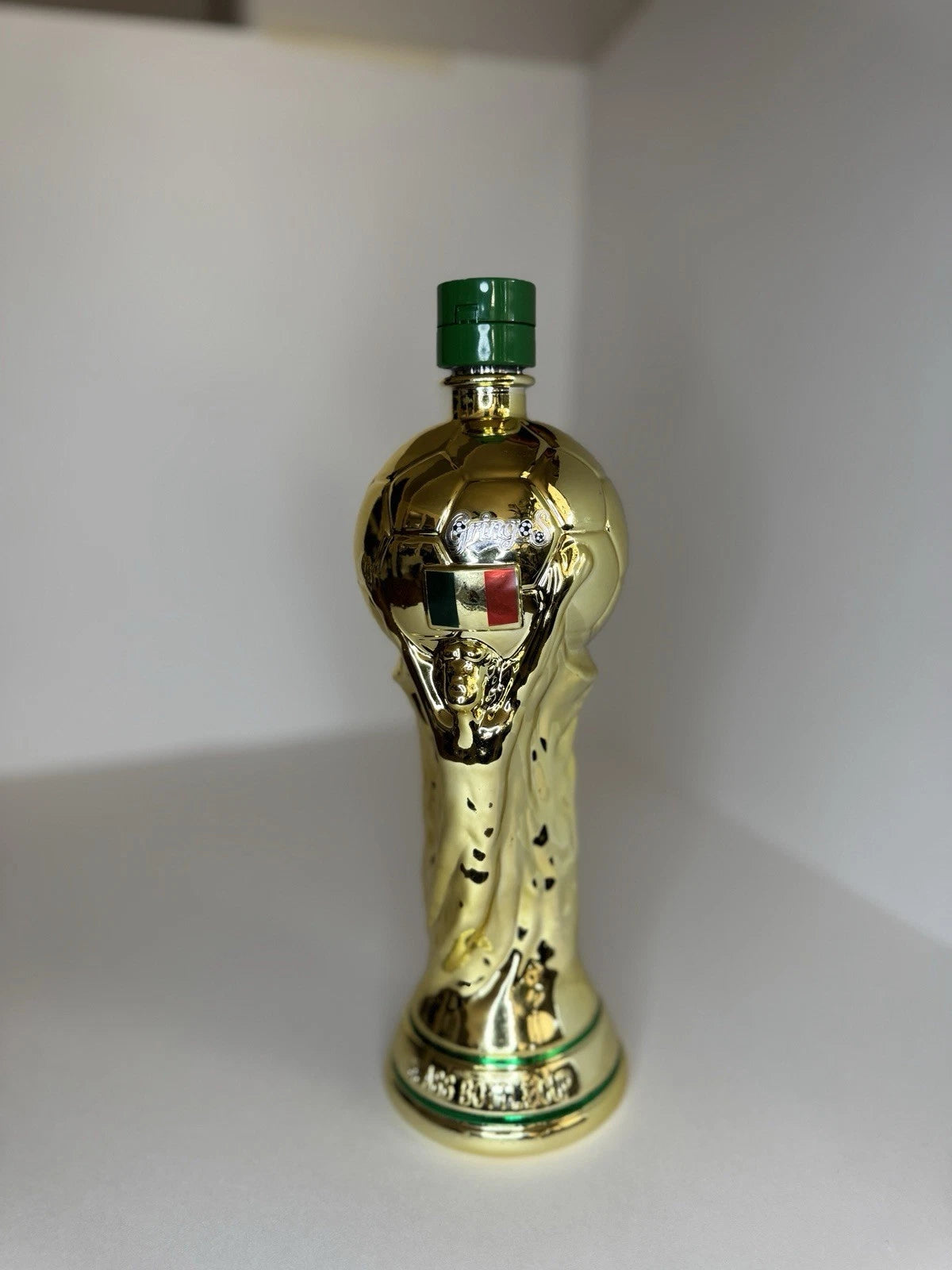 1 PALLET OF 750 ML Bottles SOCCER BALL THOPHY NEVER USED GREEN CAP